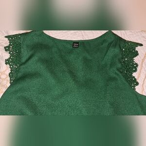 SHEIN Forest Green Blouse